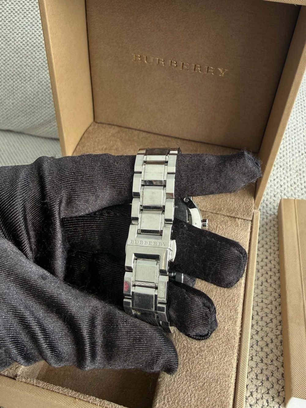 Burberry women’s Silver Stainless Steel Watch - Picture 12 of 15